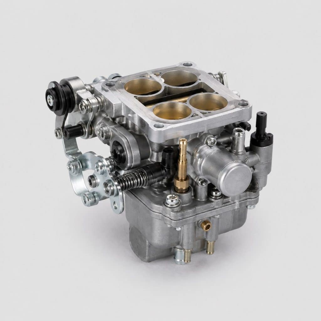 Carburateur PWK 21mm a boisseau plat sur fond clair