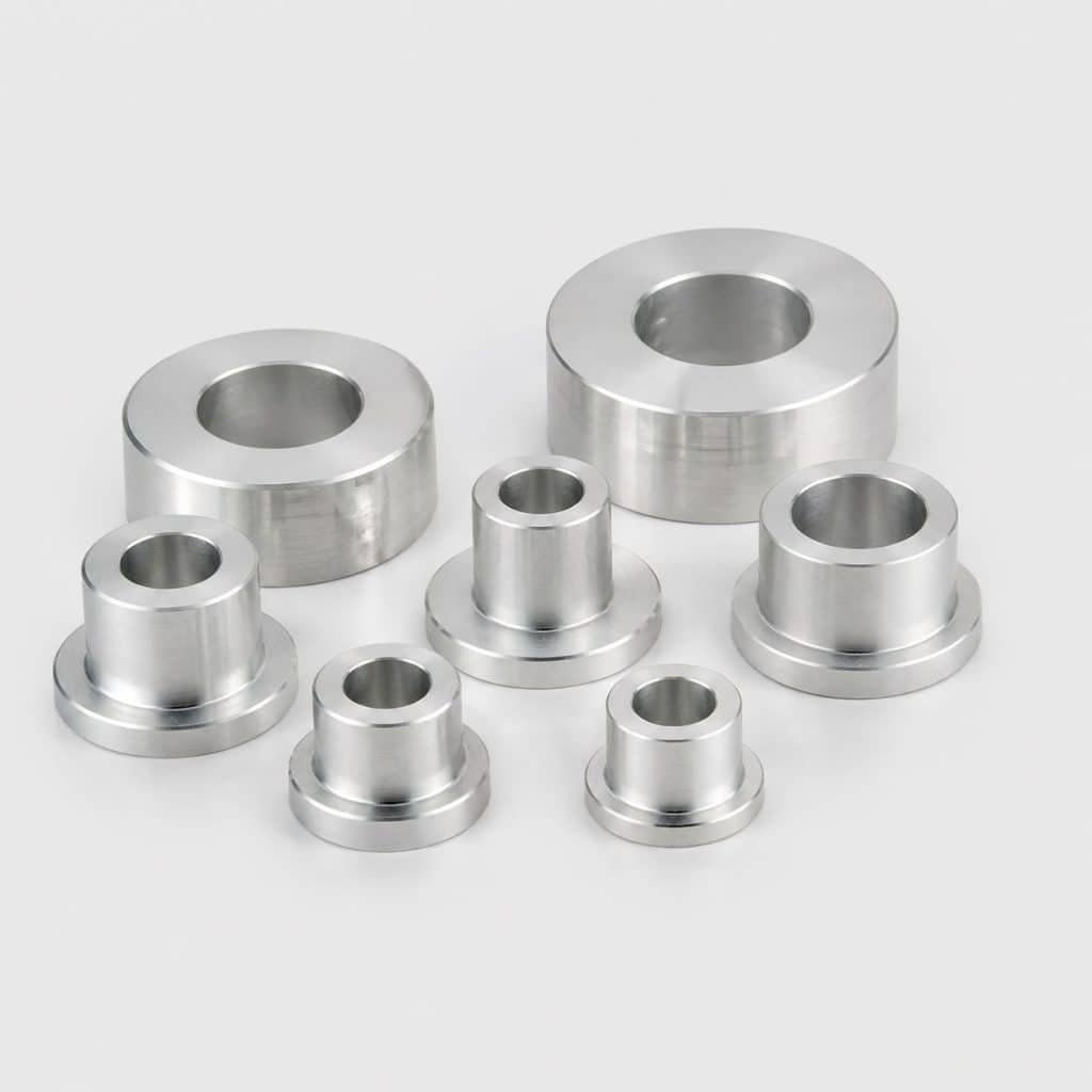 Kit d'entretoises de roue moto en aluminium
