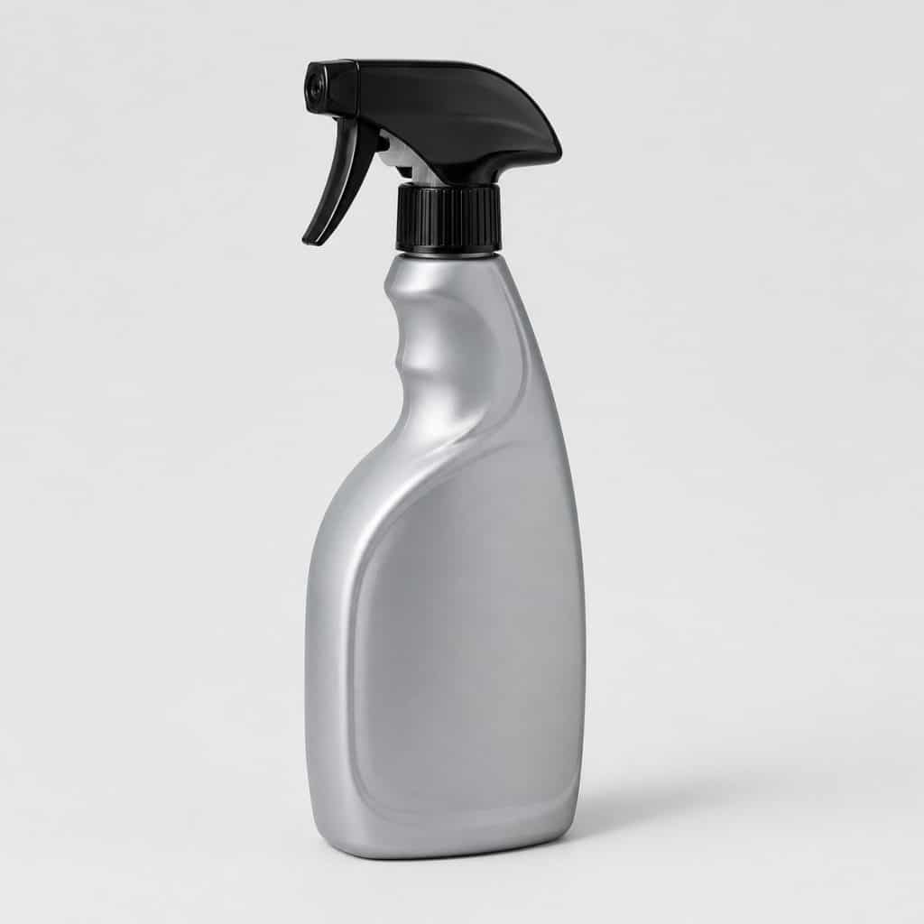 Flacon de spray nettoyant pour phare sur fond clair