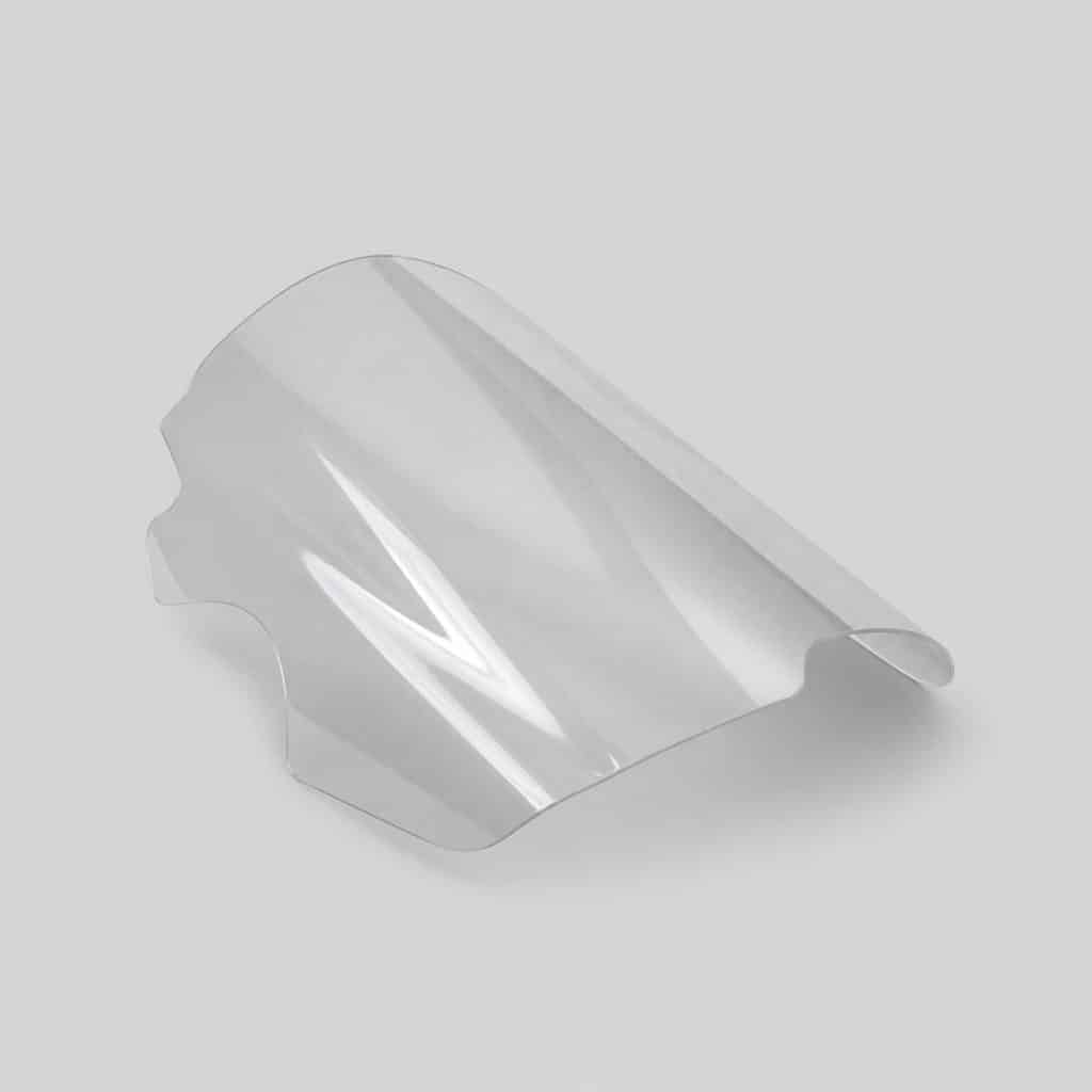 Film protège-réservoir moto transparent sur fond clair