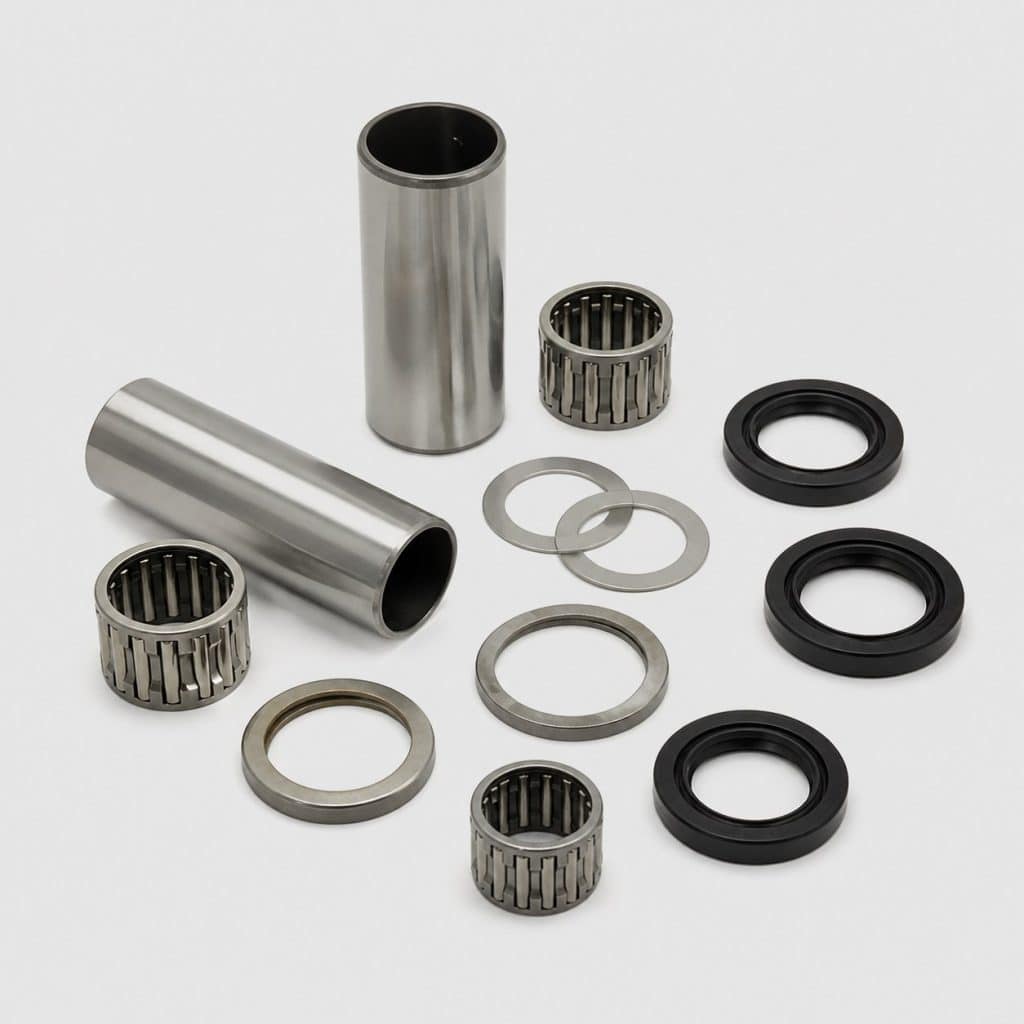 Kit de roulements et joints pour bras oscillant de moto