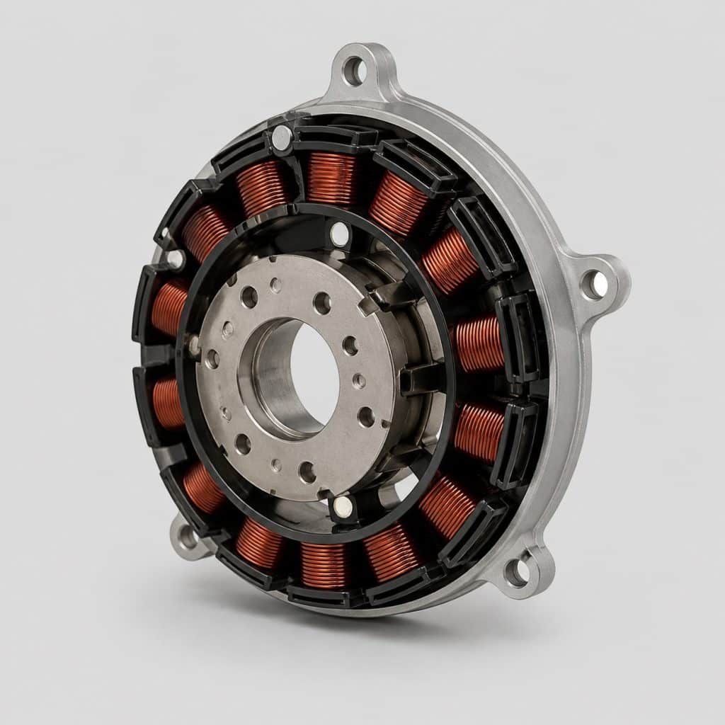 Stator d'allumage premium avec rotor interne sur fond clair